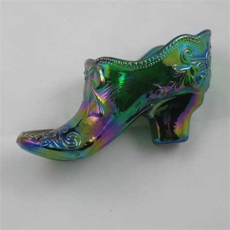 carnival glass shoe|Carnival Glass Shoe .